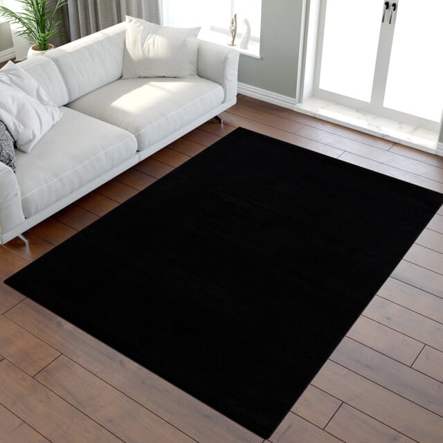 Muratap Uni effen laagpolig vloerkleed modern 80x200 cm