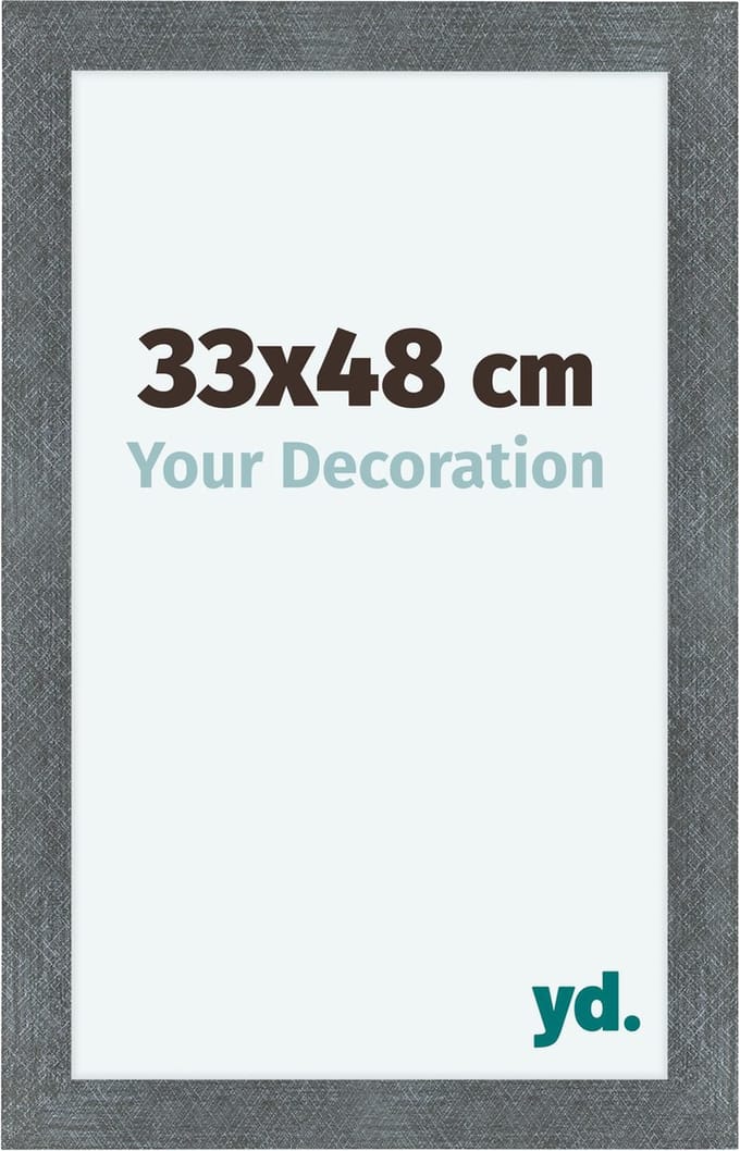 Your Decoration - Fotolijst 33x48 cm - MDF - IJzer Geveegd - Como