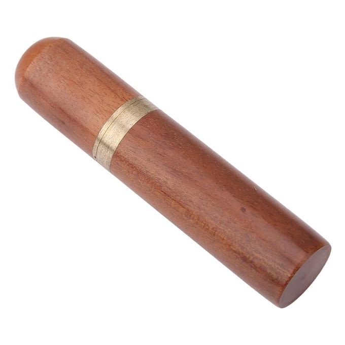 Houten Naalden Veiligheidshouder Opbergorganizer Container Doos (Koffie) brown