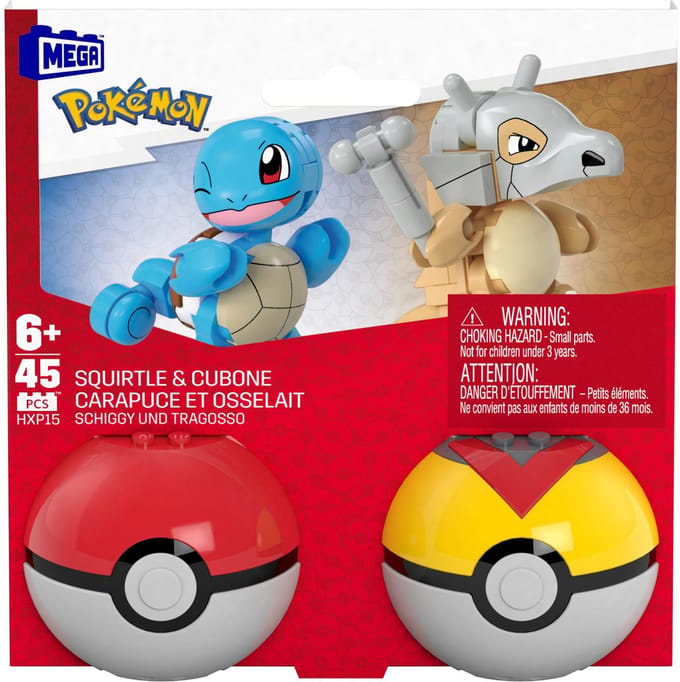 Pokémon mega pokebal speelgoedset Pikachu Zubat - multicolor.