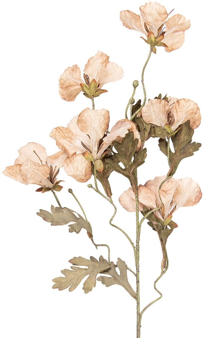 Clayre & Eef Kunstbloem 82 cm Beige Kunststof
