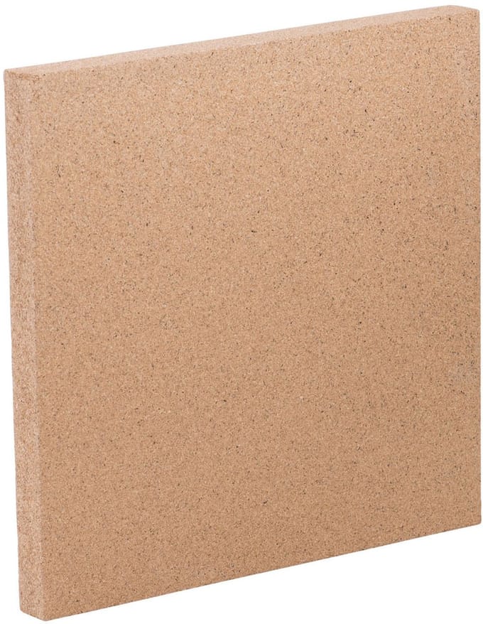Brandvaste vermiculiet plaat 400x400x25mm.