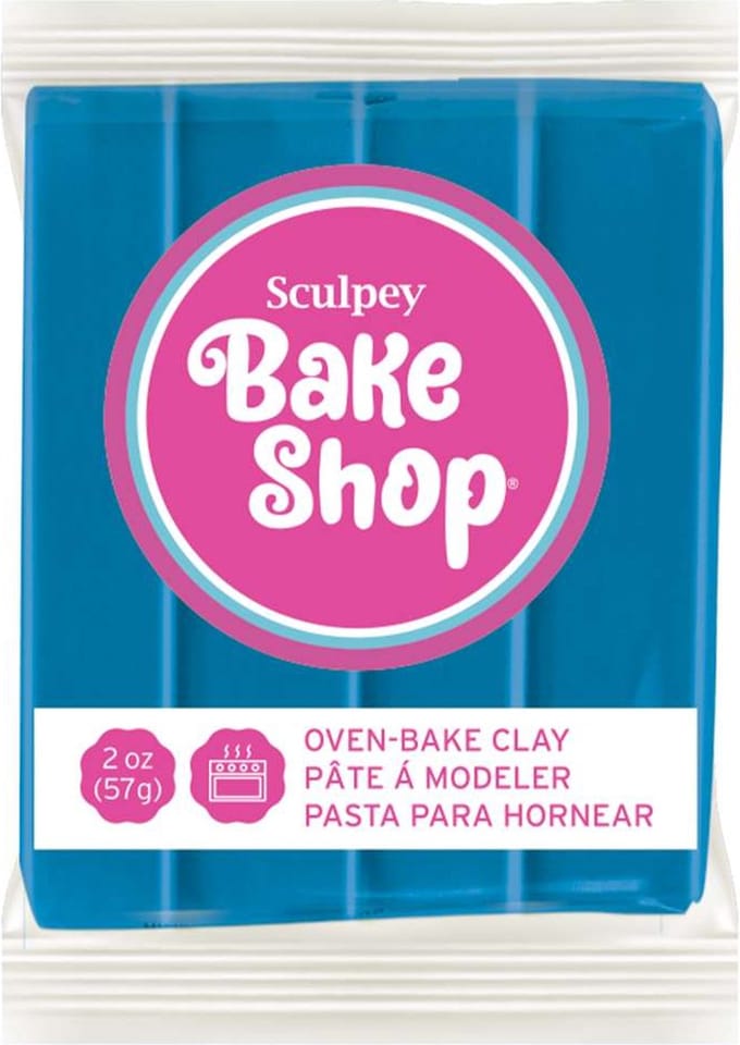 Bake shop blue - boetseerklei 57 gr - SCULPEY