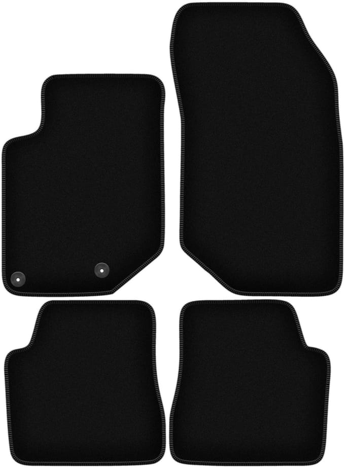 BASIC zwarte veloursmatten voor: Citroen C4 III hatchback (2020-)