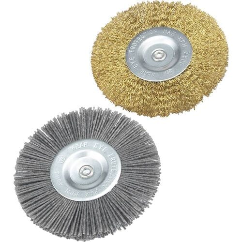 TOOLCRAFT CHGY-400SP Set van 2 reserveborstels voor de voegenreiniger, polyamide en staal