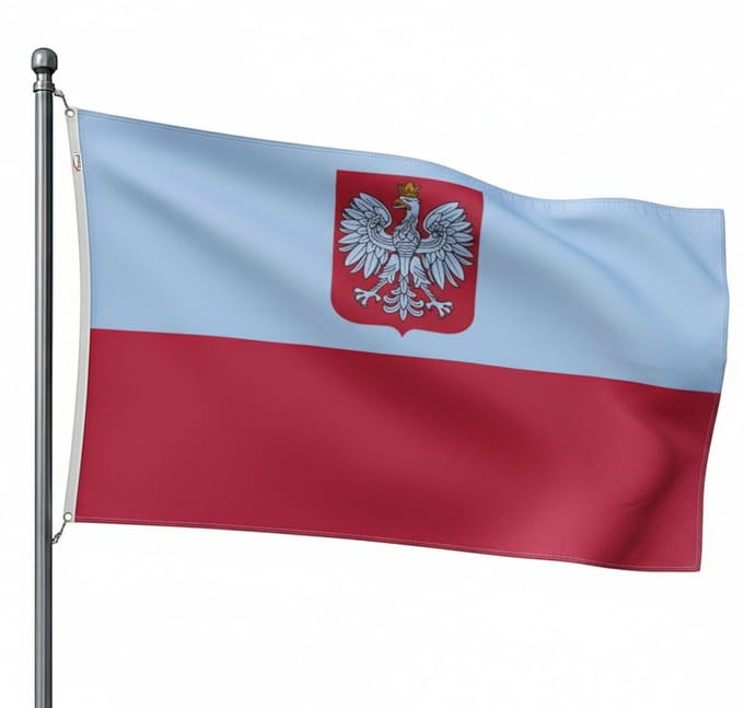 Trasal - vlag Polen - poolse vlag - 150x90cm