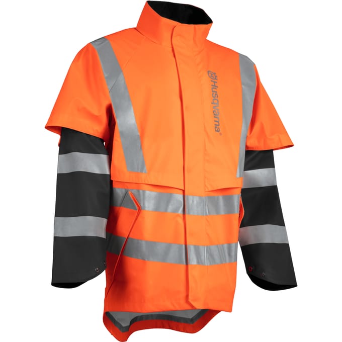 Rain jacket protect high-viz,