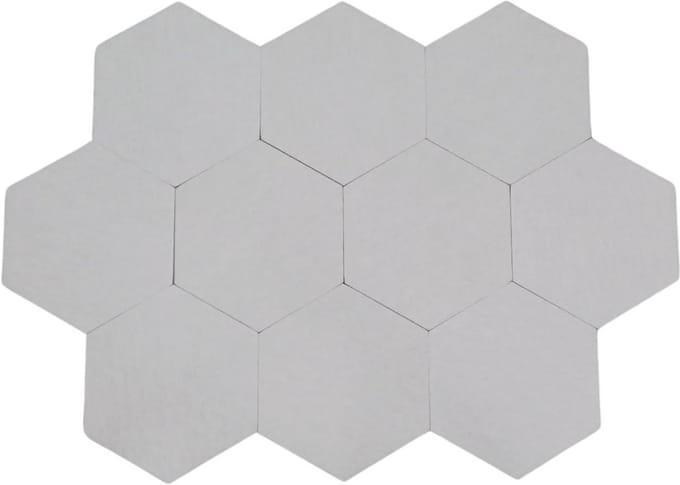 Akoestische Panelen Zeshoek Wit - Geluidsisolatie voor Woonkamer en Studio
