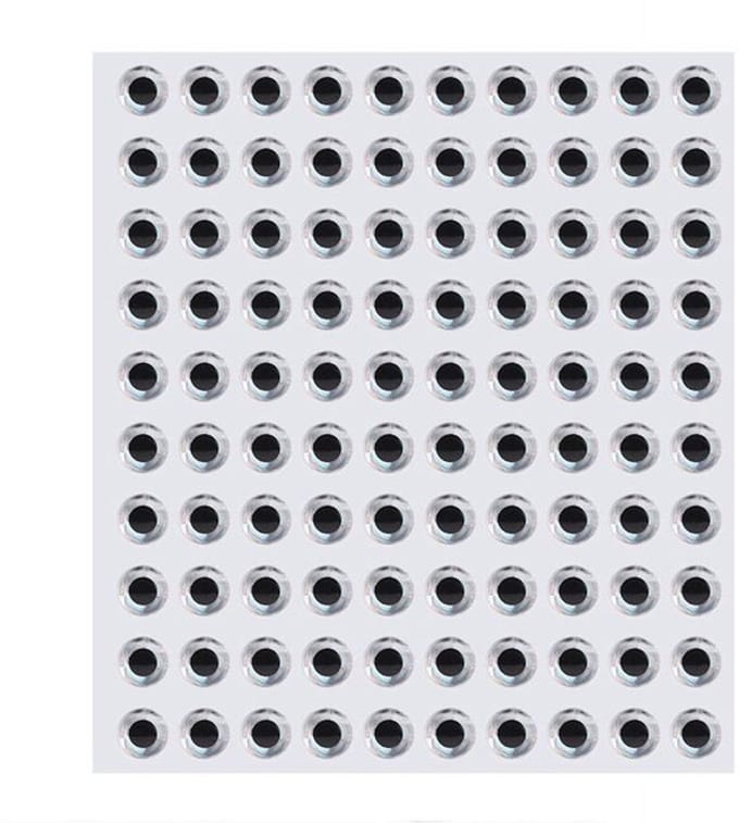 Dailygoody - Vissen Lokt - 3D Ogen - Ideaal voor Diy Lokken - 8mm