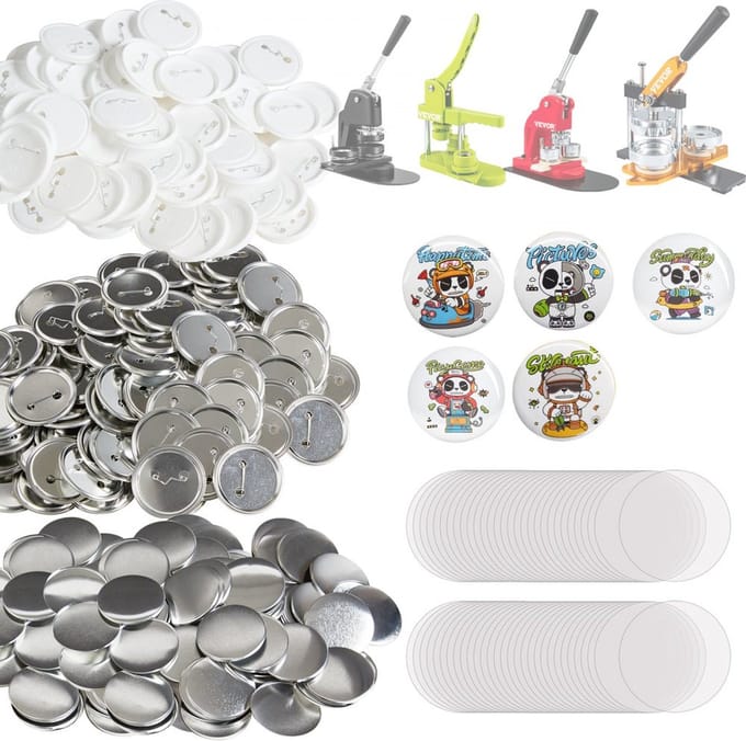 Button Machine knopenmachine knopenmaakmachine 58mm 500 stuks Badgepons pers
