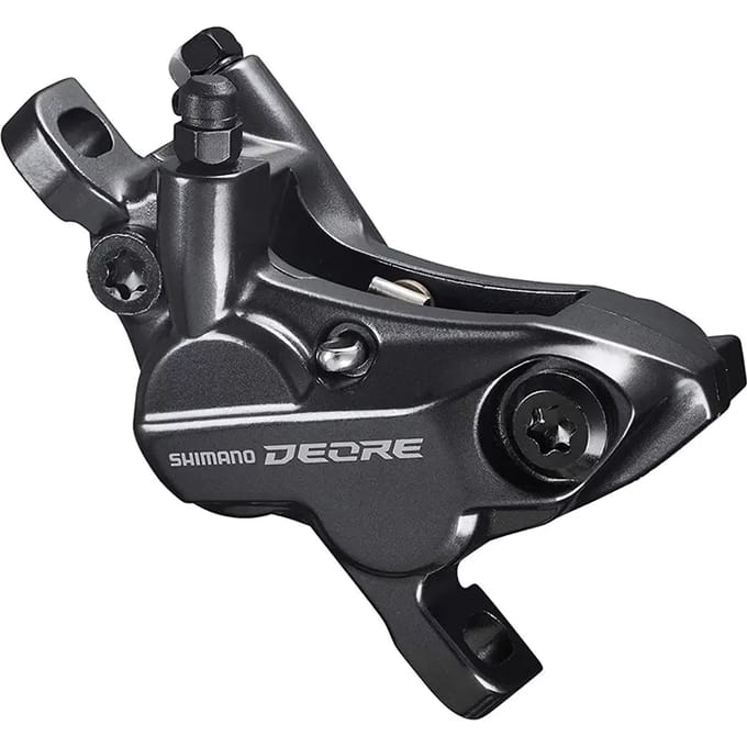 Shimano Deore BR-M6120 Remklauw 4-Zuiger – Hydraulische Schijfrem, Post Mount, Zwart