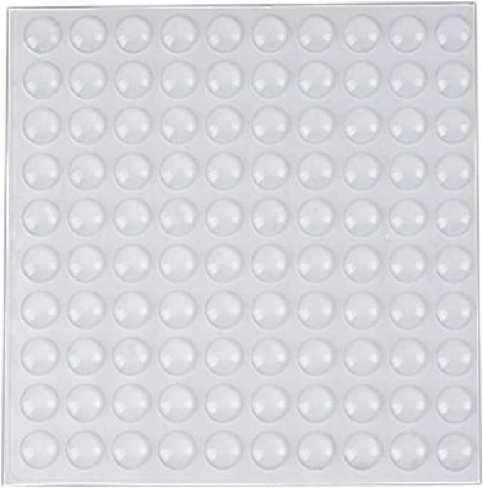 Deurstoppers - Muur beschermers - Geluid dempen - Zelfklevend siliconen - Mini halve cirkel - Transparant