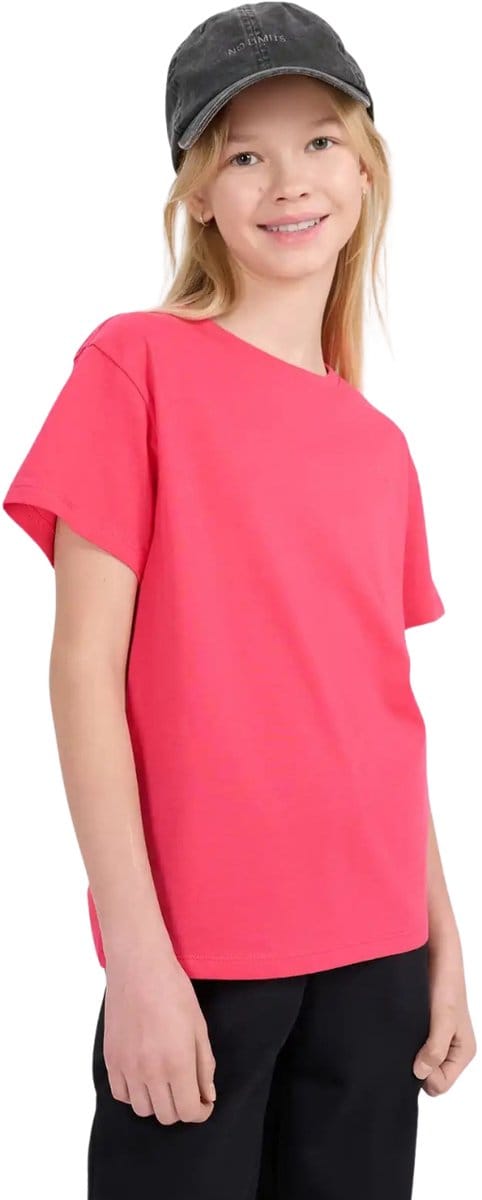 4F T-shirt Meisjes Fuchsia - Maat 140cm
