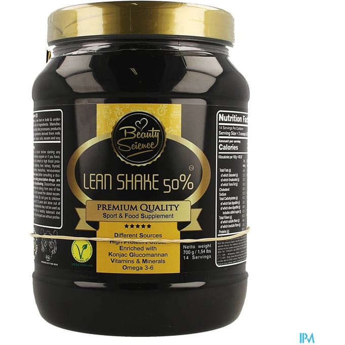 Beauty Science Lean Shake 50% Double Choco 700g