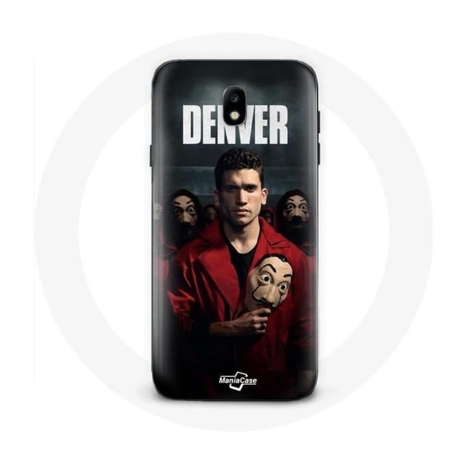 Coque - La Casa De Papel - Samsung Galaxy S4 - Souple - Noir - Masque de Denver