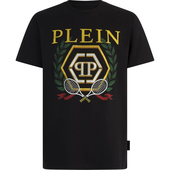 Round Neck T-Shirt Tennis Crest