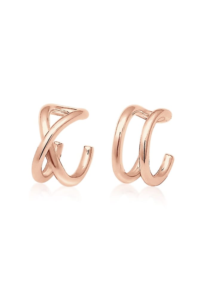 Elli Oorbellen Elli Oorbellen earcuff set geo basic minimal 925 silver