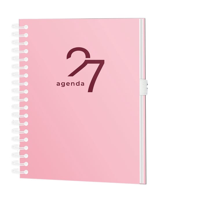 Huurdies® - Schoolagenda 26/27 - A5 - Roze