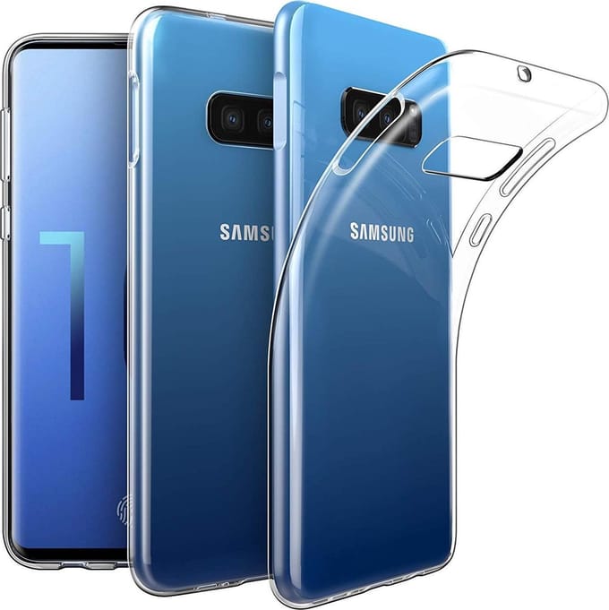 HB Hoesje Geschikt voor Samsung Galaxy S10E - Siliconen Back Cover - Transparant