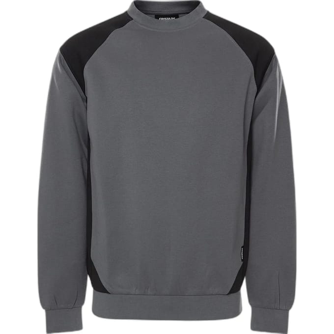 Fristads Sweater 7148 GSM - Grijs/Zwart - S