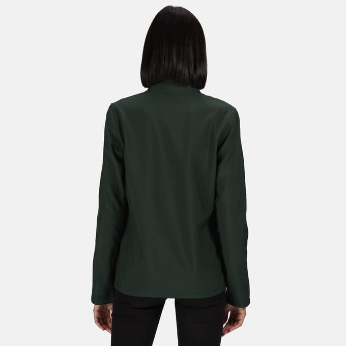 Regatta - Dames Ablaze Printable Softshell Jas (Donker sparren/zwart)