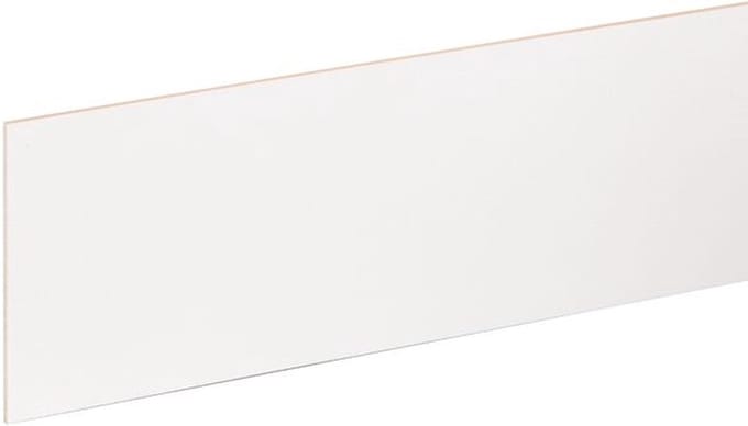 Wovar Stootbord Trap Wit Gelamineerd 130 x 20 cm | Per Stuk