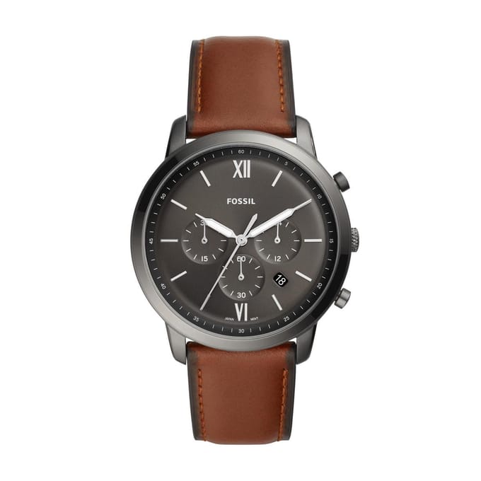 Fossil Neutra Chrono FS5512 Herenhorloge 44 mm - Grijs