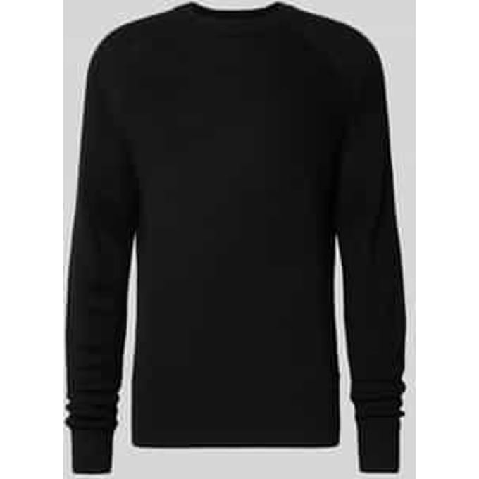 Regular Fit gebreide trui van scheerwolmix model 'AKAJER'