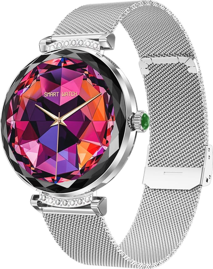 WizBay Premium Select® Smartwatch Dames – Hartslag, SpO2, Slaap & Stappenteller – Roségoud