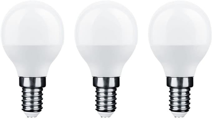 Technik E14 LED Lamp 6W - 490lm - 6000K - Daglicht Wit - LED Kogellamp G45 - Vervangt 45W Gloeilamp - 3 stuks