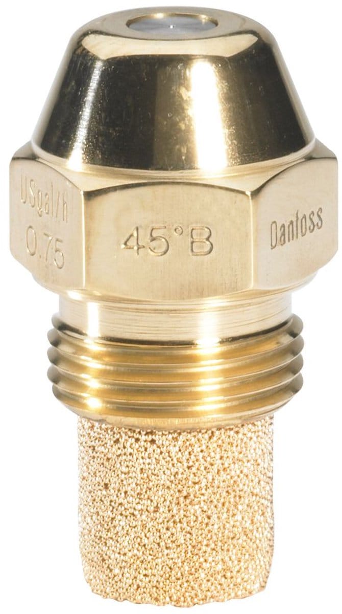 Danfoss Oliedüse OD-B, Semi-holle kegel 0,75 USgal/h, 45 Graad, 030B0055