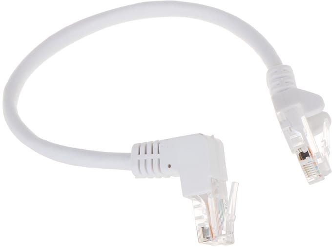 CAT5E Netwerkkabel - RJ45 - wit - 0.25 m
