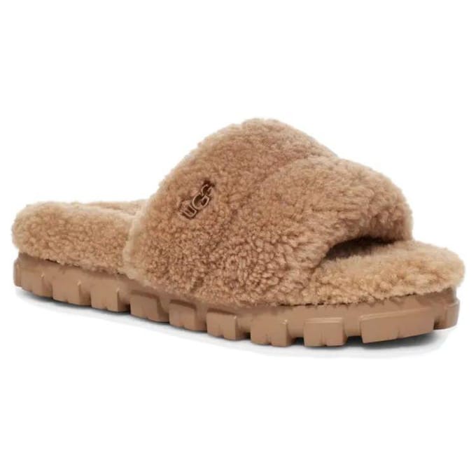 UGG  Cozetta Curly Pantoffel Kastanje Dames Sneakers Bruin 1130838-CHE 39 beige