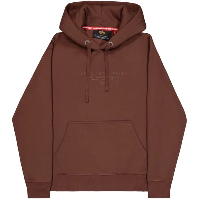 relaxed fit hoodie van katoenmix met labeldetail