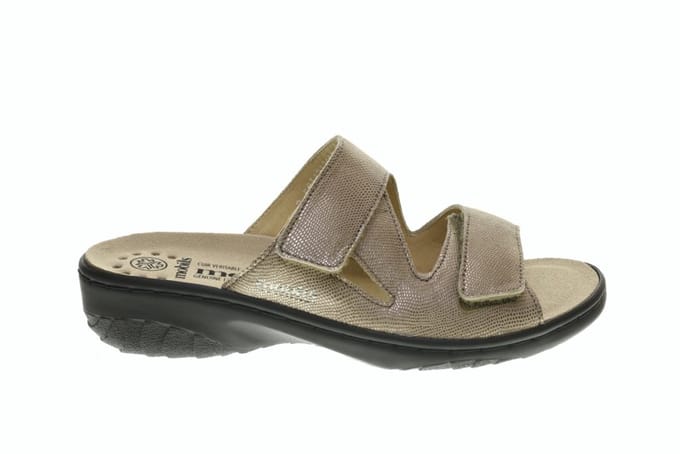 Mobils Geva Light Taupe Instapper Slipper maat 41