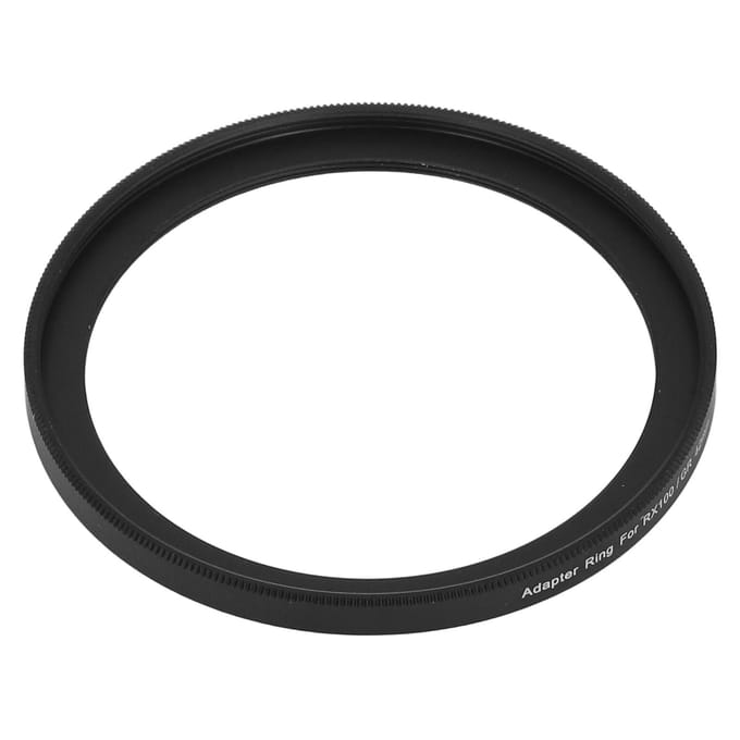 Filteradapterring 49 mm naar 42 mm Aluminiumlegering Schroefdraad Filterlens Adapterring voor Ricoh GR2 GR3 black