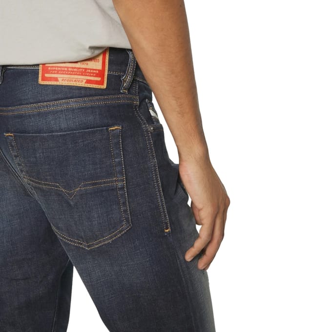 Diesel Tepphar-x Donkerblauwe Denim Broek
