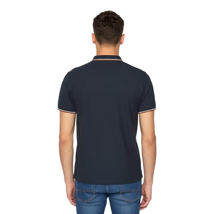 Duck and Cover Heren Melports Poloshirt (Marine)