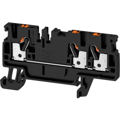 Weidmüller 1521920000 Doorgangsklem 5.1 mm Spanveer Zwart 100 stuk(s)