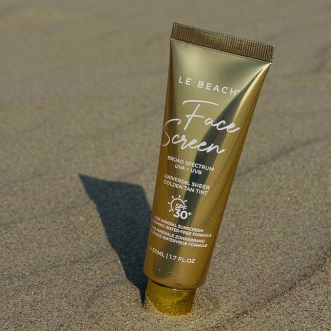 Le Beach - Face Screen SPF30+ - Golden Tan Glow
