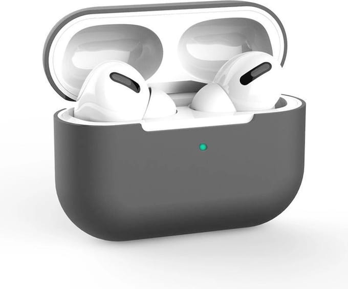 AirPods Pro Hoesje – Donkergrijs - Siliconen Beschermende Case
