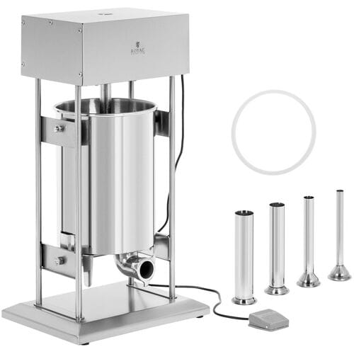 Worstvuller - 20 L - elektrisch - incl. 4 vulbuizen - Royal Catering RCSS-020E