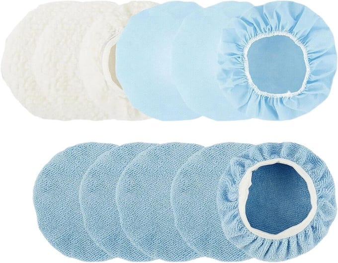 Autowas Applicator Pads - Polijst Pads - Auto Polijsten - Herbruikbaar Materiaal - 2 Sets - Multi