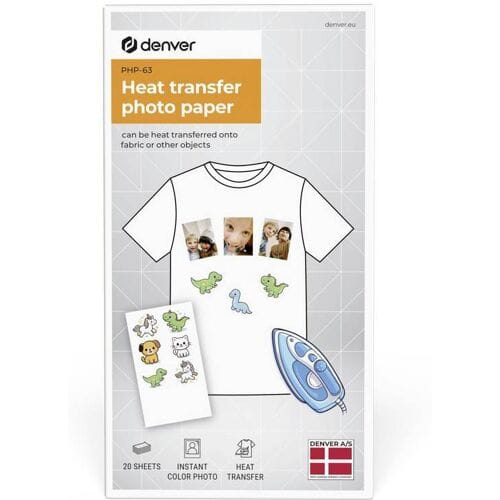 Denver PHP63 Thermisch transferpapier - Strijkpapier - Geschikt voor MCP6010