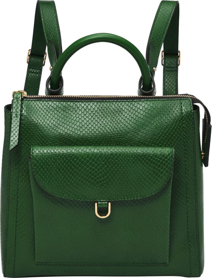 FOSSIL Vrije tijd rugzak Schoudertas Parker Mini Backpack Medium Green Groene