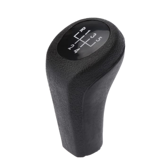 Pommeau de levier de vitesse manuel à 5 vitesses pour BMW E30, E34, E36, E38, E39, E46, noir noir