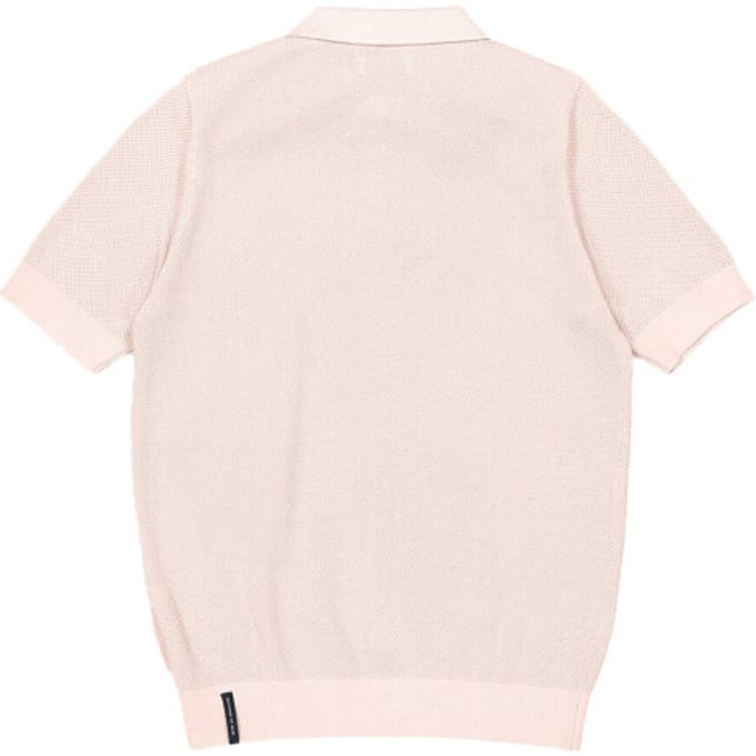Roze poloshirt Butcher of Blue verticale streep
