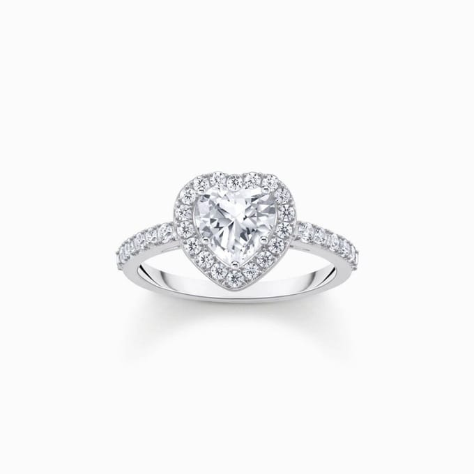Thomas Sabo - TR2477-051-14-58 - Ring - Dames - Love & Hearts - ringmaat 58