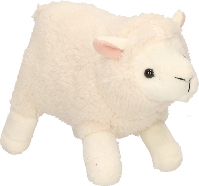 Cornelissen Pluche Schaap 19 cm - Boerderij dieren - Wit - Kraaloogjes