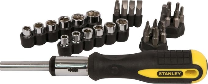 Stanley Schroevendraaierset 29-delige schroevendraaierset met ratel